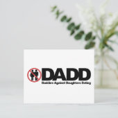 DADD Daddies against Daughters Dating Briefkaart (Staand voorkant)
