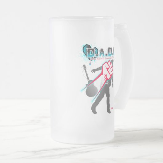 DADD - Dads tegen Daughters die Mok met voorzijde  (Voorkant rechts)