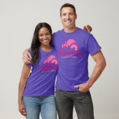 Daddies donuts T-Shirt in een groot Paars/roze  (Unisex)
