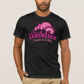 Daddies Donuts T-Shirt (tri-roze) (Voorkant)