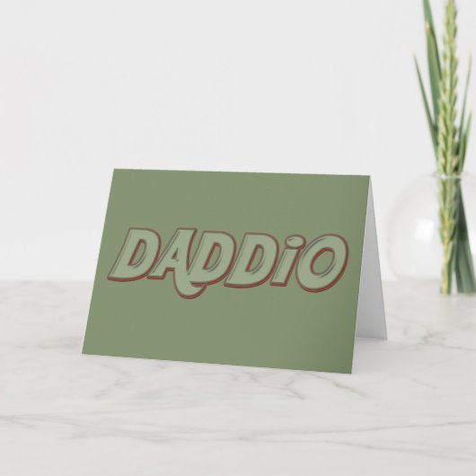 Daddio Card Kaart (Voorkant)