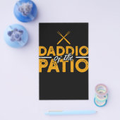 Daddio of the Patio Funny Grill BBQ Flyer (Enkel)