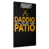 Daddio of the Patio Funny Grill BBQ Klembord (Rechts)