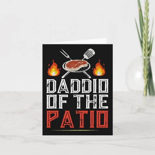 Daddio van de Patio BBQ Kaart (Voorkant)