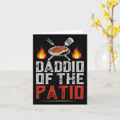Daddio van de Patio BBQ Kaart (Gele Bloem)