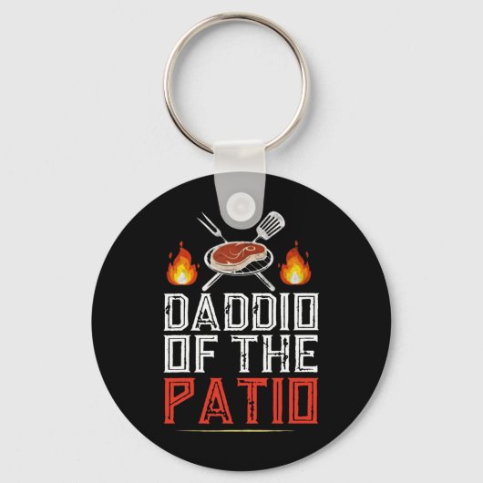 Daddio van de Patio BBQ Sleutelhanger (Voorkant)