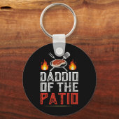 Daddio van de Patio BBQ Sleutelhanger (Voorkant)