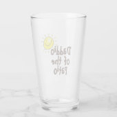 Daddio van de Patio Dad Glass Glas (Achterkant)