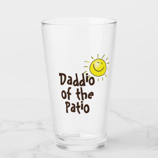 Daddio van de Patio Dad Glass Glas (Voorkant)