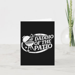 Daddio van de Patio Vaders Dag BBQ Grill Dad Girl Kaart