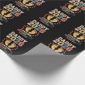 Daddy 2026 Loading Baby Announcement Expecting Dad Cadeaupapier (Hoek)