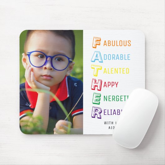 DADDY-acroniem, met foto-Muismat Muismat (Met muis)