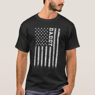 Daddy Amerikaanse vlag T Shirt