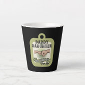 Daddy and daughter best friends for life latte mok (Voorkant)