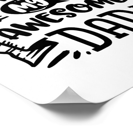 Daddy And Me Dont Make Me Call My Awesome Dad Poster (Hoek)