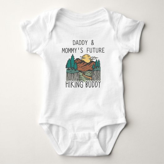 Daddy and Mommy's Future Hiking Buddy - Schattigee Romper (Voorkant)
