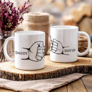 Daddy & Baby First Bump Vaderdag Gift Koffiemok