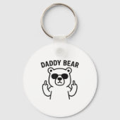 Daddy Bear Funny Gift For Men Boys  Sleutelhanger (Voorkant)
