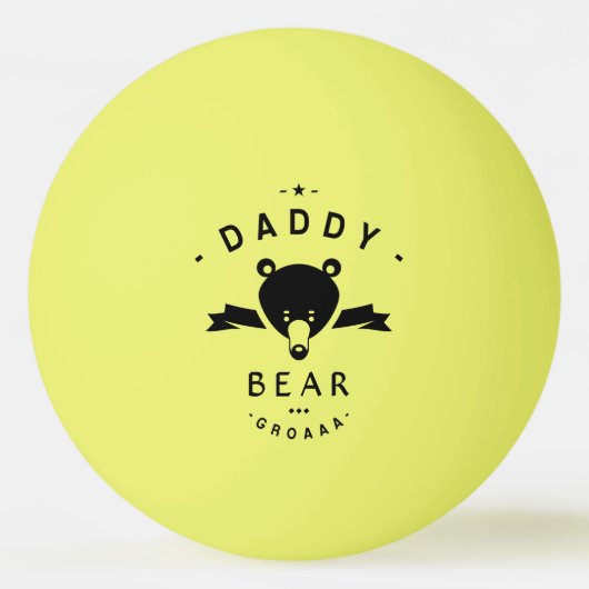 Daddy bear pingpongbal (Voorkant)