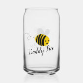 Daddy Bee Blikvorm Glas (Achterkant)