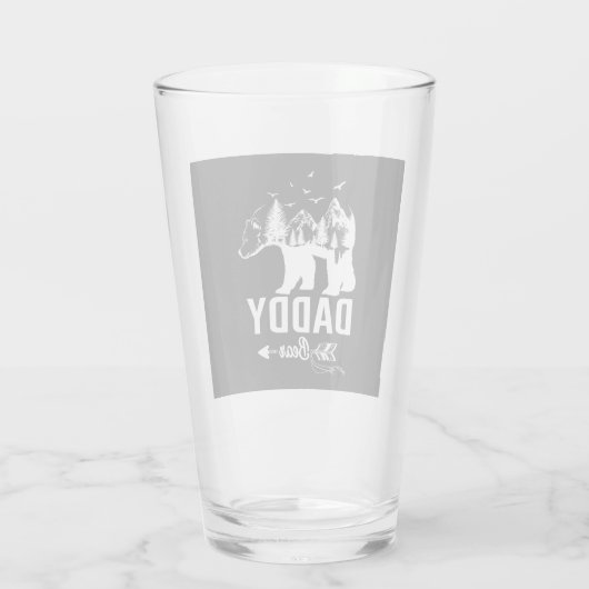 Daddy Beer Vaderdag Funny Cool Camping Glas (Achterkant)