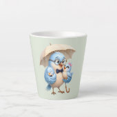 Daddy Bird Family Latte Mok (Voorkant)