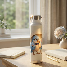 Daddy Bird Reis fles Familie Cadeau