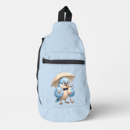 Daddy Bird Schoudertas Familie Reisaccessoire Sling Bag