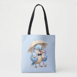 Daddy Bird Tote Bag Elke Dag Familie Stijl