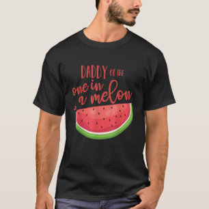 Daddy Birthday One in een Melon Watermelon Theme B T-shirt