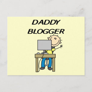 Daddy Blogger T-shirts en cadeaus Briefkaart