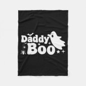 Daddy Boo Funny Ghost Halloween Family Matching Fleece Deken (Voorkant)