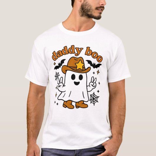Daddy Boo T-shirts Matching Sinaasappel (Voorkant)