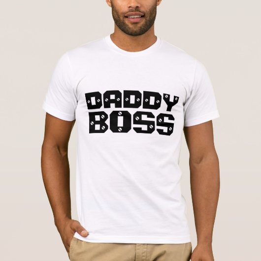 DADDY BOSS FUNNY HEREN T-Shirts (Voorkant)