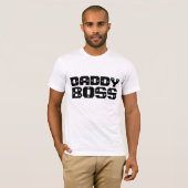 DADDY BOSS FUNNY HEREN T-Shirts (Voorkant volledig)