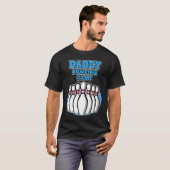 Daddy Bowling Team  Bowling  Father's Day T-shirt (Voorkant volledig)