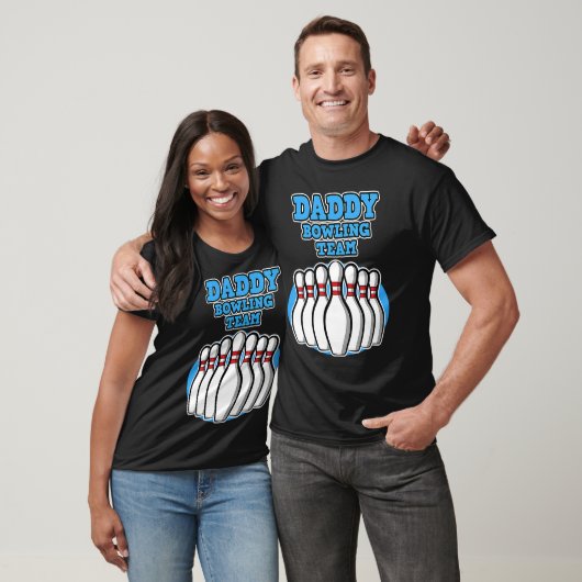 Daddy Bowling Team Bowling Father's Day T-shirt (Unisex)