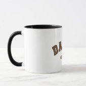 Daddy Brown Leather Est. Established Grafisch Mok (Links)