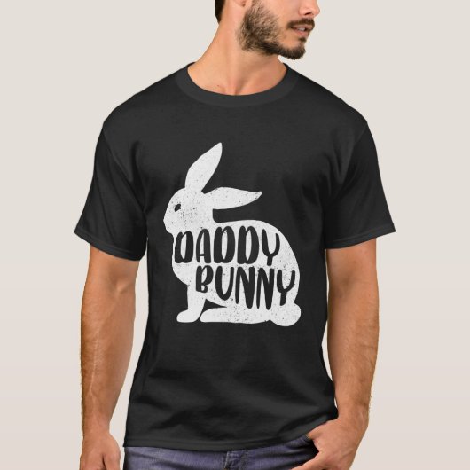 Daddy Bunny Cute Matching Family Easter T-shirt (Voorkant)