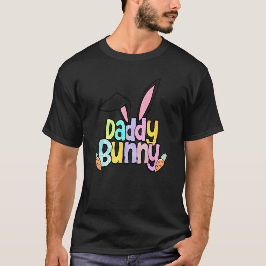 Daddy Bunny Easter Day One Hoppy Daddy Easter T-shirt (Voorkant)