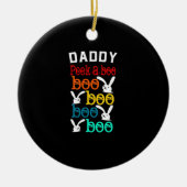 Daddy Bunny Game voor Men_s Nieuwigheid Keramisch Ornament (Voorkant)