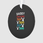 Daddy Bunny Game voor Men_s Nieuwigheid Ornament (voorkant)