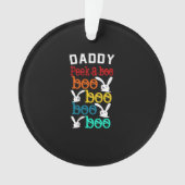 Daddy Bunny Game voor Men_s Nieuwigheid Ornament (voorkant)