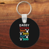 Daddy Bunny Game voor Men_s Nieuwigheid Sleutelhanger (Voorkant)