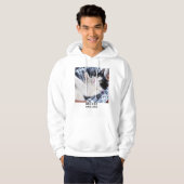 Daddy cat since Photo cute cat Hoodie (Voorkant volledig)