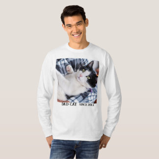 Daddy cat since Photo cute cat T-shirt