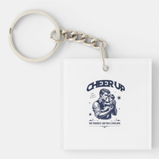 DADDY CHEER UP KEYCHAIN  (voorkant)