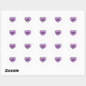 Daddy Chill Funny Meme Quote Valentijn Hart Snoep Ronde Sticker (Vel)