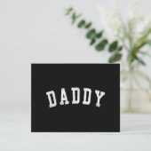 Daddy - Classic Bold Font Vaderdag Daddy Save The Date (Staand voorkant)