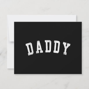Daddy - Classic Bold Font Vaderdag Daddy Save The Date